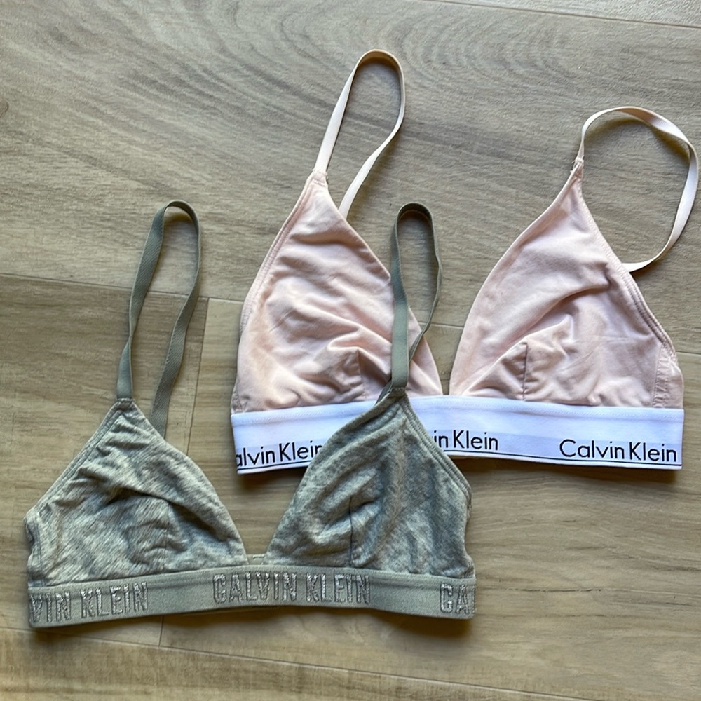 Calvin Klein bralettes